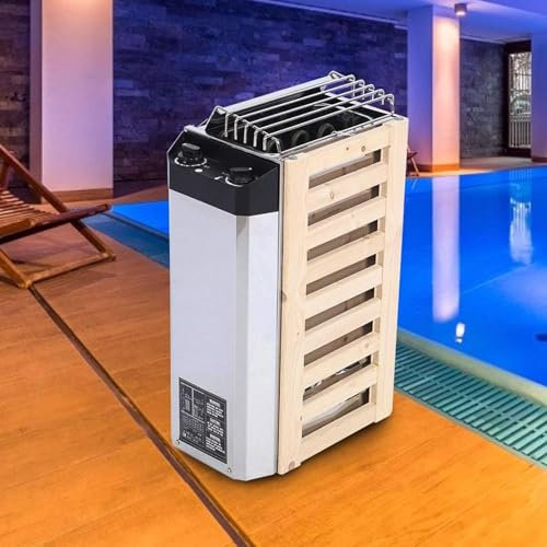 JMOZHCD Electric Sauna Heater Stove, 3.6KW Dry Steam Bath Sauna Heater Stove with Built-In Thermostatic Control, Time Control Switch
