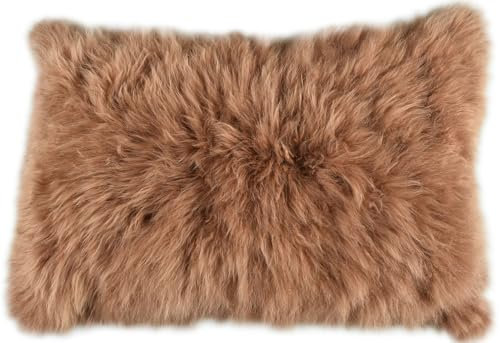 Kuhfelle Online & Nomad Kaschmir ZIEGENFELL Kissenbezug IN DIVERSEN Farben (Nude, 40 x 60 cm)