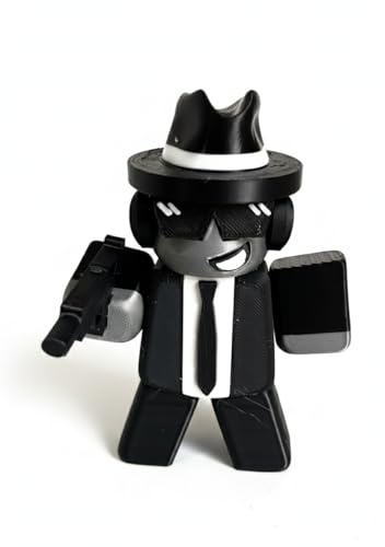 Genérico Chance Forsaken 3D artikulerad samlarfigur actionkaraktär 10 cm handmonterad - spelardekoration och digital konst stil block