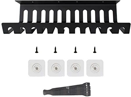 2X Natural Goods Berlin Cable KANAL, Canal para Cables, Almacenamiento para Escritorio, Cesta de Almacenamiento, Base para Escritorio, Tablero de Mesa, Distribuidor de Corriente (Negro, Juego de 2)