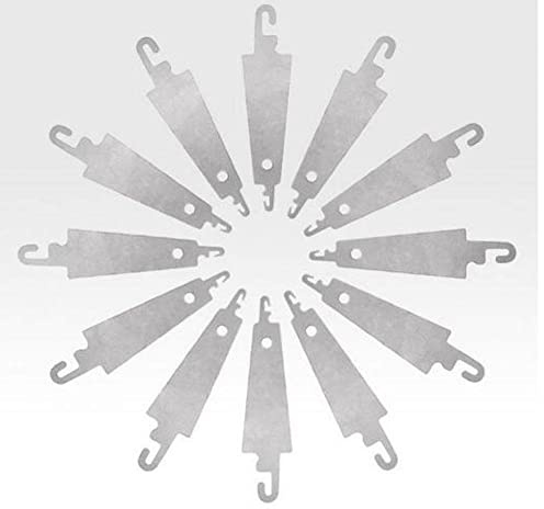 Ericetion 10pcs/Set De Acero Gancho De Aguja Ayuda Ayuda para Bordado De Cinta De Coser a Mano Cross X Coser Coser Herramienta De Bricolaje con Aguja De Artesanía