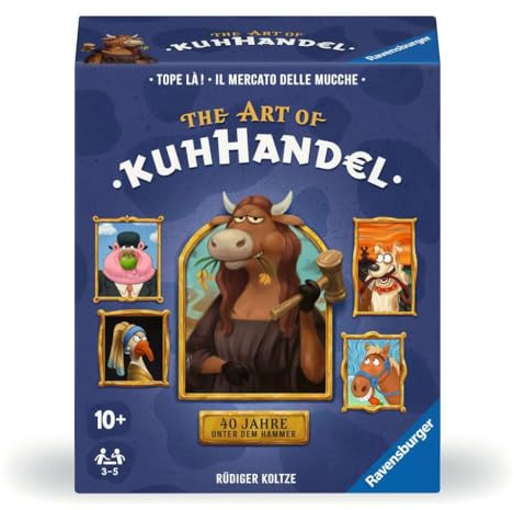 40° anniversario di Ravensburger 23025 KUHHANDEL - D/F/I giochi di carte, giochi da tavolo
