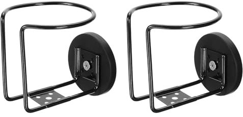 QUARKZMAN 2pz Magnetica Portabicchiere Portatile Magnete Bicchiere Supporti per Bevande con Vite per Tapis Roulant Tosaerba Camion Automobile Auto Frigo Doppio Scopo Superficie Montaggio