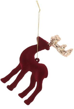 JOINPAYA Elch-anhänger Elch Figur Elch Tischdeko Rentierbaum Anhänger Rentier Weihnachtsdekoration Weihnachtliche Rentierfigur Weihnachtstischhirsch Weihnachts-Rentier-Statue Schaum Rot