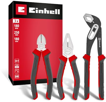 Einhell 3 pezzi set di pinze