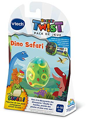 VTech - Rockit Twist - Jeu Dino Safari, Jeu Console éducative – Version FR