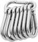 SENENQU 8 Stück- M8 Karabiner Edelstahl 8x80 mm Karabinerhaken Edelstahl Tragfähigkeit 500 kg/1100 lb, Haken Karabinerhaken Camping Hamc Schaukel - 80mm x φ8 mm