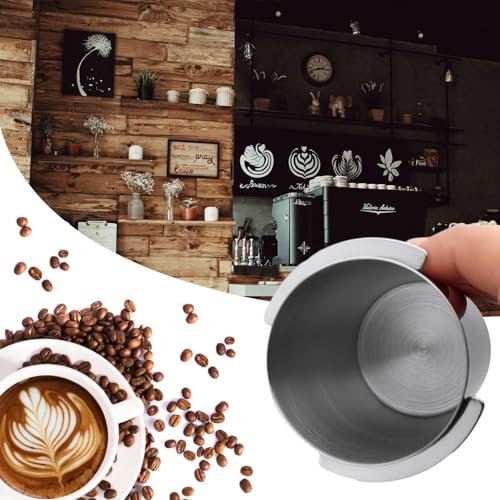 Dosing Cup 58 MM Tazza di Dosaggio del Caffè in Acciaio Inox, Tazza di Dosaggio per Il Trasferimento Rapido del Caffè Macinato Tra Macinacaffè e Portafiltro per Macchina Espresso