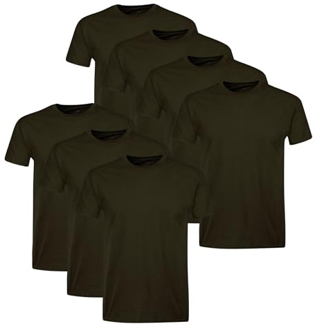 Hanes Men Hanes Men's Cotton Undershirt, Moisture-Wicking Crew Tee Undershirts, Multi-Packs Available