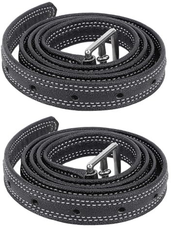 Engelska sporremmar, 2st läderremmar av koskinn för träns Förtjockad stigbygelrem för ridning Snygg hästrem för ridning, design med elastiskt bälte