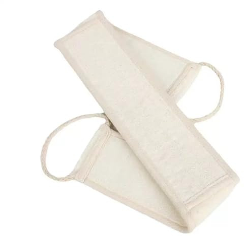 Back Exfoliator,Loofah Scrubber Body Scrubbers Scrub Bath Exfoliating Loofahs Washcloth Washer Belt Dry Skin Buffer Cleaner Natural Authentic Bathing Scrubs Exfoliation Tool,for Mens Use Shower Bodys