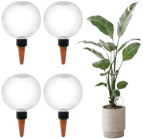 SCBOY 4 Unidades autorriego para Macetas riego Automatico Macetas Maceta Autorriego Plantas De Balcón Y Jardín Ideal para Vacaciones Y Uso Diario (500 Ml)
