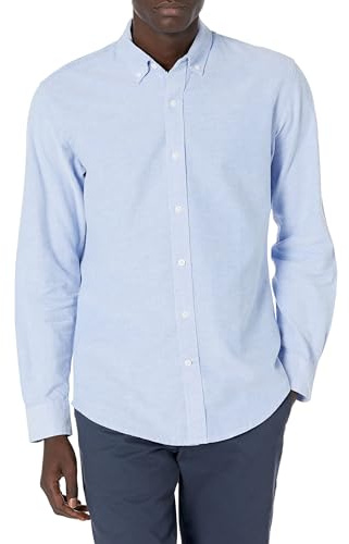 Amazon Essentials Chemise Oxford à Manches Longues Coupe Ajustée Homme