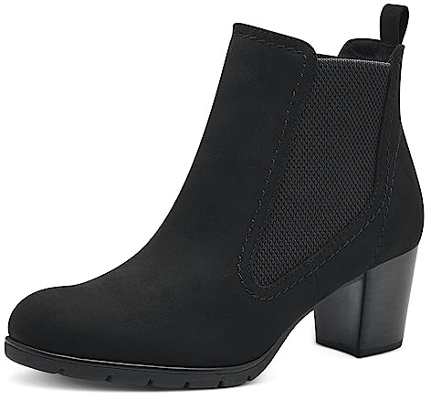 MARCO TOZZI stivali Chelsea da donna senza chiusure con tacco color nero (black) 40 EU