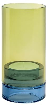 REMEMBER Windlicht Lys Lime - 19 cm hoch - modernes Design Windlicht