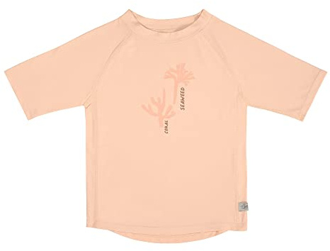 Casual Baby barn badskjorta kortärmad UV-skydd/kort ärm rashguard korals persika ros, 07–12 månader, storlek: 74/80, rosa, 74