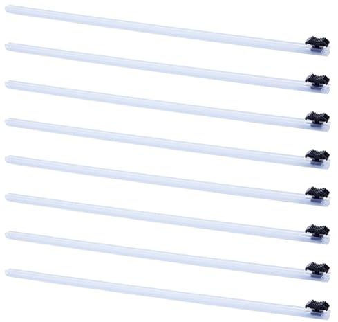 DICOSMETIC 8Pcs Plastic Slider Cutter 13 Reusable Cling Film Slide Cutter Self-Adhesive Slide Cutter Replacement Food Wrap Cutter Wrap Dispenser for Aluminum Foil Wax Paper