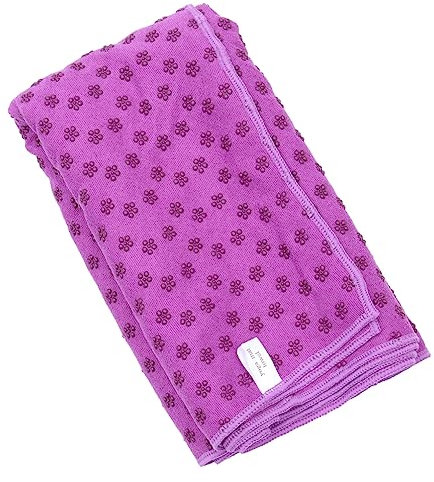 Supvox Yogamatte Rutschfest Fitnessmatte Pilatesdecke Dichtes Pvc-partikel-design Lila Körperkontaktschmerzlinderung Leicht Tragbar