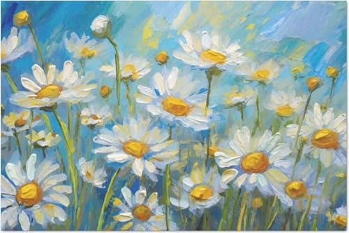 Dainty Daisies Large Decoupage Paper, 21x29. (For Furniture, large projects) by The Shabby Hummingbird