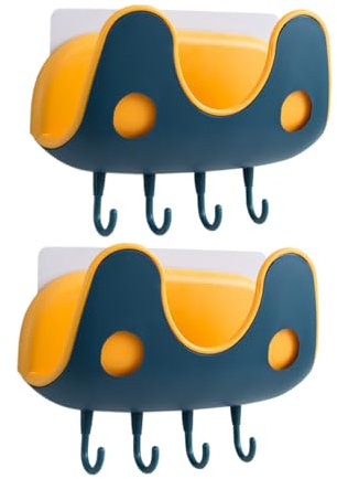 Alipis 2stücke Wandmontierter Topfdeckel Und Schneidebretthalter Doppelschichtige Aufbewahrungslösung Für Küche Platzsparend Und Für Oberflächen