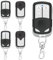 433MHz Copy Remote Opener, 5 Pcs Universal Automatic Gate Remote Control,with 4 ABCD Buttons Duplicate, Compatible with Garage Doors, Electric Gates, Car Alarms