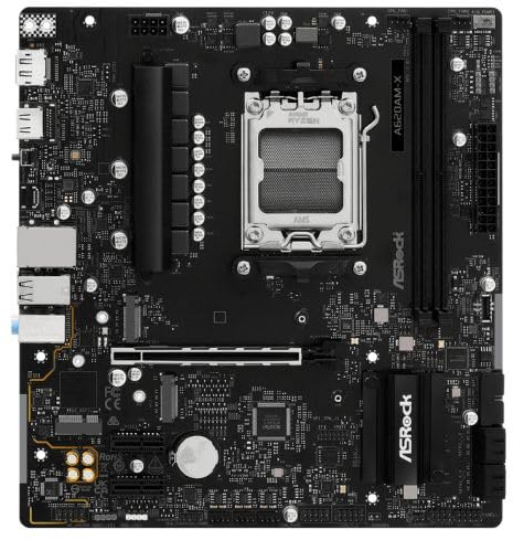 Asrock A620AM PRO RS Amd A620a Am5 Micro Atx 4 Ddr5 Hdmi Dp 2.5G Lan Rgb 3X M.2