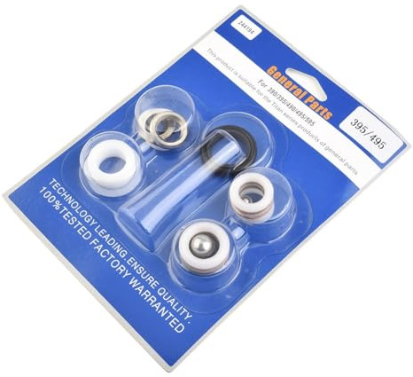 NbgrvB Kit d'emballage de réparation de pompe 244194 pour Graco Ultra 390 395 490 495 595 Pièces de rechange en caoutchouc pour pulvérisateurs de peinture sans air pour peinture au latex et rénovation