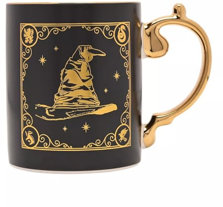 Widdop Warner Bros Harry Potter-mugg – ikonisk sorteringshattdesign – nyhet keramisk te & kaffekopp – officiella samlarvaror – premiumgåva för fans, födelsedagar och andra tillfällen