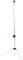 Amig - Adjustable Outdoor Shower 1.35-2.35 m for Gardens, Pools or Campings | Portable and Lightweight Aluminium and ABS with Stable Tripod Stand and Height Adjustment Lever