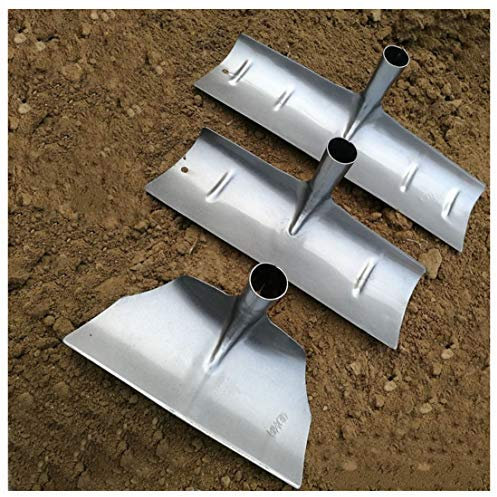 Landwirtschaftliche Taro 30cm-70cm Mehrzweckschaufel Stahlplatte Gartenhacke Kopf Geschmiedete Hacke mit Kohlenstoffstahl Klingenkopf (30cm Breit)