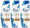 Head & Shoulders Anti-Schuppen-Shampoo, Supreme Hydratation, für trockenes Haar, mit Arganöl, 3 x 250 ml