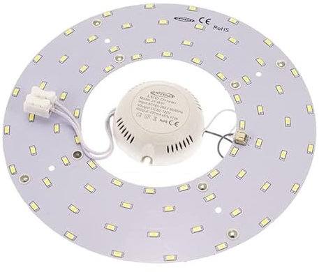 UNIVERSO CIRCOLINA MAGNETICA NEON LED PIASTRA DISCO ANELLO PLAFONIERA CIRCOLARE LAMPADA T9 G10Q 32W Ø23CM 3000K 4000K 6500K (BIANCO NATURALE)