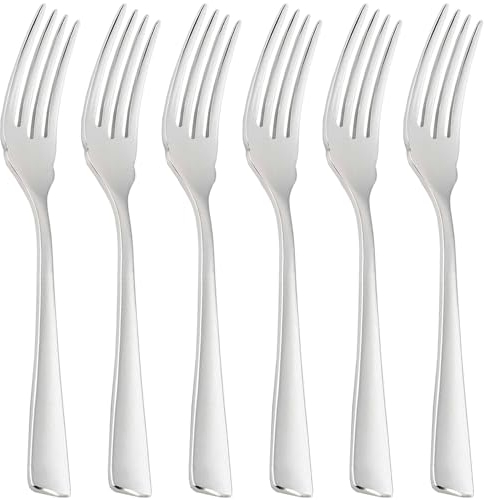 Forchette da pesce acciaio inossidabile lucidato a specchio 6 pezzi forchetta da pesce forchette pesce forchette per pesce