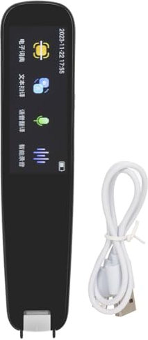 Bolígrafo De Escáner Inteligente, Traductor De Idiomas Con Pantalla Táctil, Traductor De Idiomas Electrónico ABS, Diccionario, Bolígrafo De Escaneo Para Aprendizaje De Inglés Para Estudiantes, Estudia