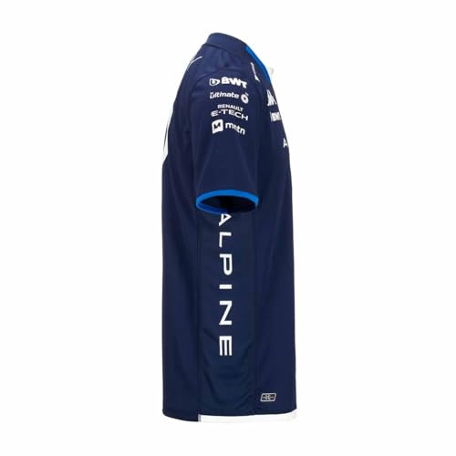 Maillot Kombat France Gasly BWT Alpine F1 Team Homme (FR/ES, Alpha/Lettres, L, Taille Normale, Taille Normale, Bleu)