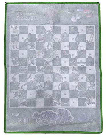 OPPWONG Divertido Juego de Tablero de Ajedrez Plegable, Juego Educativo para Niños No Tejido de, Gran Familiar para Practicar Conteo, Multicolor 35x26,5 CM (Green #76)