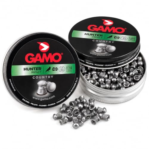 Arapaima Beitia Multipack 500 Balines Diábolo Domed | 2 Latas Gamo Hunter Impact Country 5,5 mm (.22) 1 gramo | Pellets para Aire Comprimido sin Pólvora ni Cartucho