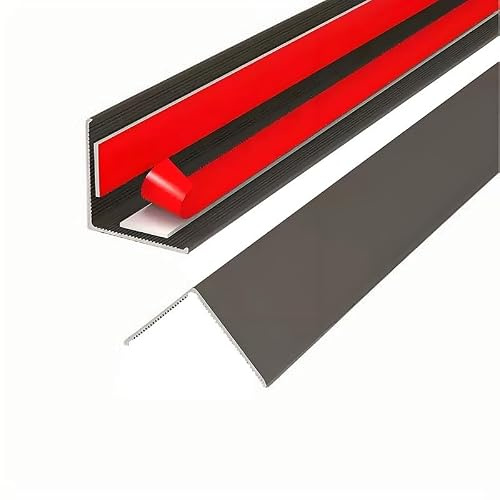 Kakelklipp, 100 cm aluminiumlegering trappnässkydd, golvövergångsremsa – för stegkantskydd, trappkant, övergångsremsa, metall hörntrimning