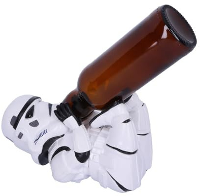 Nemesis Now Original Stormtrooper Sci-Fi Weinflaschenhalter Figur weiß, One Size