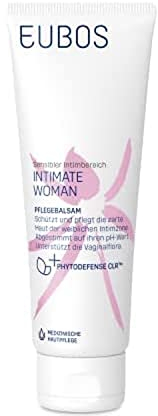 EUBOS INTIMATE WOMAN | Pflegebalsam | Milde Pflege für den weiblichen Intimbereich | Schutz vor Infektionen | Unterstützt den natürlichen pH-Wert | Unparfümiert | 125ml