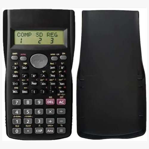 scientific calculator for secondary school 12 Digit Double Line Displaywith 240 Function Student 2-Line Engineering for Secondary School Students, Teachers and Business Stationary Calculating Tools