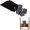 Avilia Piedras refrigerantes para Whisky – Cubos enfriadores Ideales para Bebidas, no diluyen, en esteatita Negra