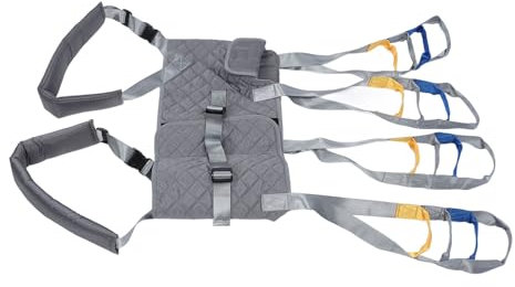 Élingue de Marche pour élévateur de Patient, Aides à la Marche Debout, Ceinture de Soutien de Marche Rembourrée et Confortable, Harnais de Marche Portable pour Tout le Corps,