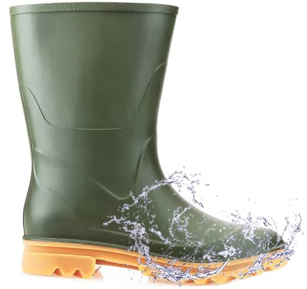 Generico G&G Stivali e Tronchetti Uomo in PVC Lavoro Pioggia Pesca Made in Italy (Tronchetto basso, Sistema Taglie Calzature EU, Adulto, Uomo, Numero, Media, 46)