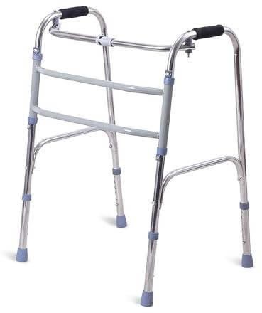 Hanured Gehhilfe, Höhenverstellbarer Gehwagen für Senioren und Behinderte, Klappbar Gehbock