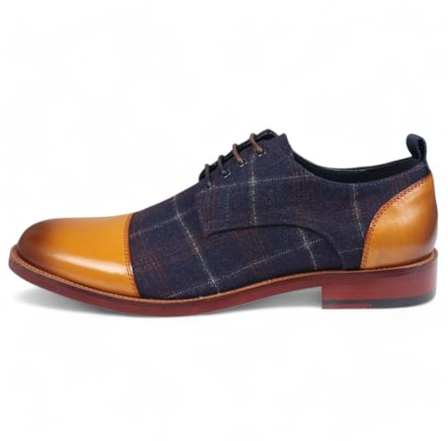 Infinity Leather Zapatos Brogue Oxford de Cuero Marrón para Hombre - Ronnie