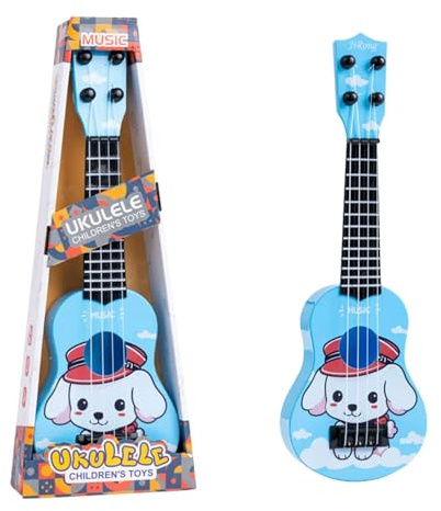 Mini ukulélé 4 Cordes pour Enfants, Jouet Guitare pour Tout-Petits, Adorable Dinosaure, ukulélé pour Enfants, Instrument de Musique, Cadeau ukulélé pour Les Petits Musiciens, garçons et Filles (A2)