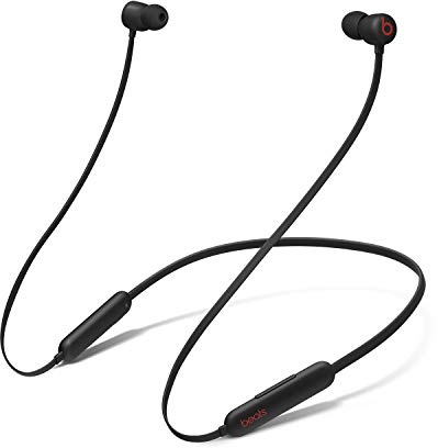 Beats Flex Wireless Earbuds - Apple W1 Headphone Chip, Magnetic Earphones, Class 1 Bluetooth, 12 Hours of Listening Time, Built-in Microphone - Black