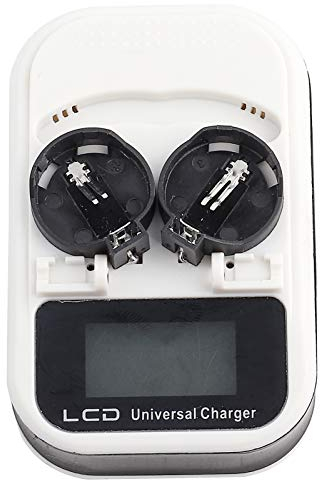 Knopfzellen Ladegerät, LCD Display Knopfbatterie Knopfzellen Ladegerät Kleiner Körper Für LIR2016, LIR2025, LIR2032, ML2016, ML2025, ML2032 Akkus