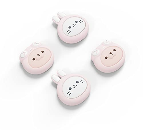 PlayVital Joystick Caps Kappen für Nintendo Switch/OLED/Lite,Stick Caps Kappen Aufsätze Silikon Analog Controller Thumbstick Kappen für Switch & Switch Lite & Switch OLED(Cosplaying Kätzchen & Welpe)